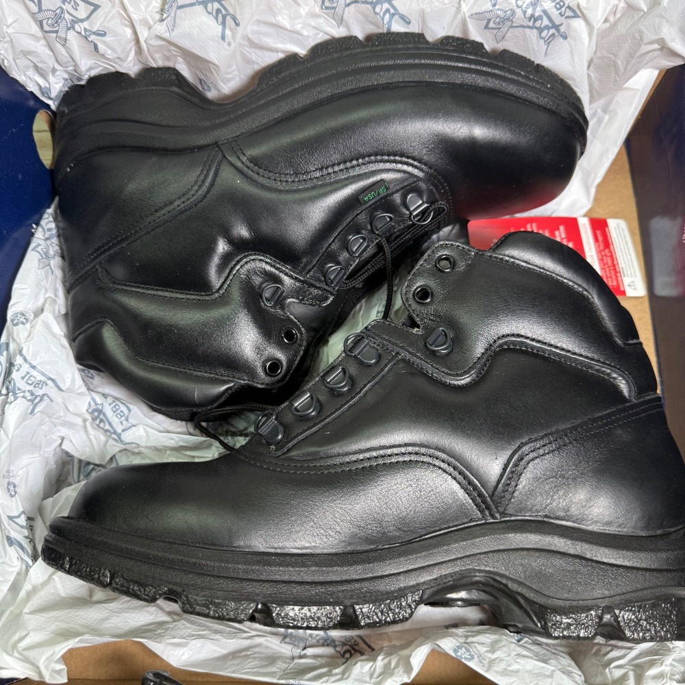 Thorogood Softstreets Cross-Trainer Mens 9 W Black Leather Boots 834-6874